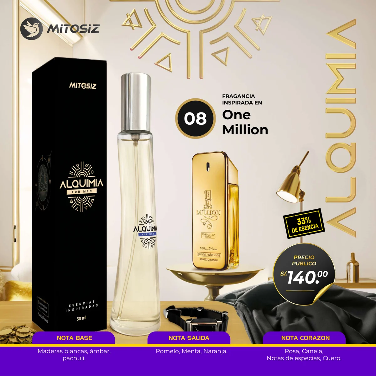 Alquimia For Men 08 - One Million
